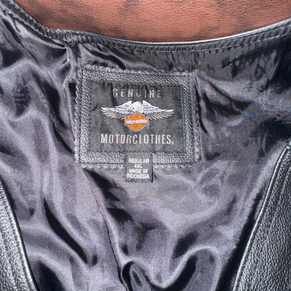Harley Davidson Black Boxford Leather Jacket